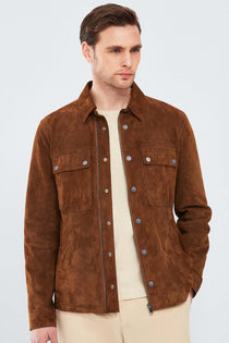 Men's Leather Trucker Jackets