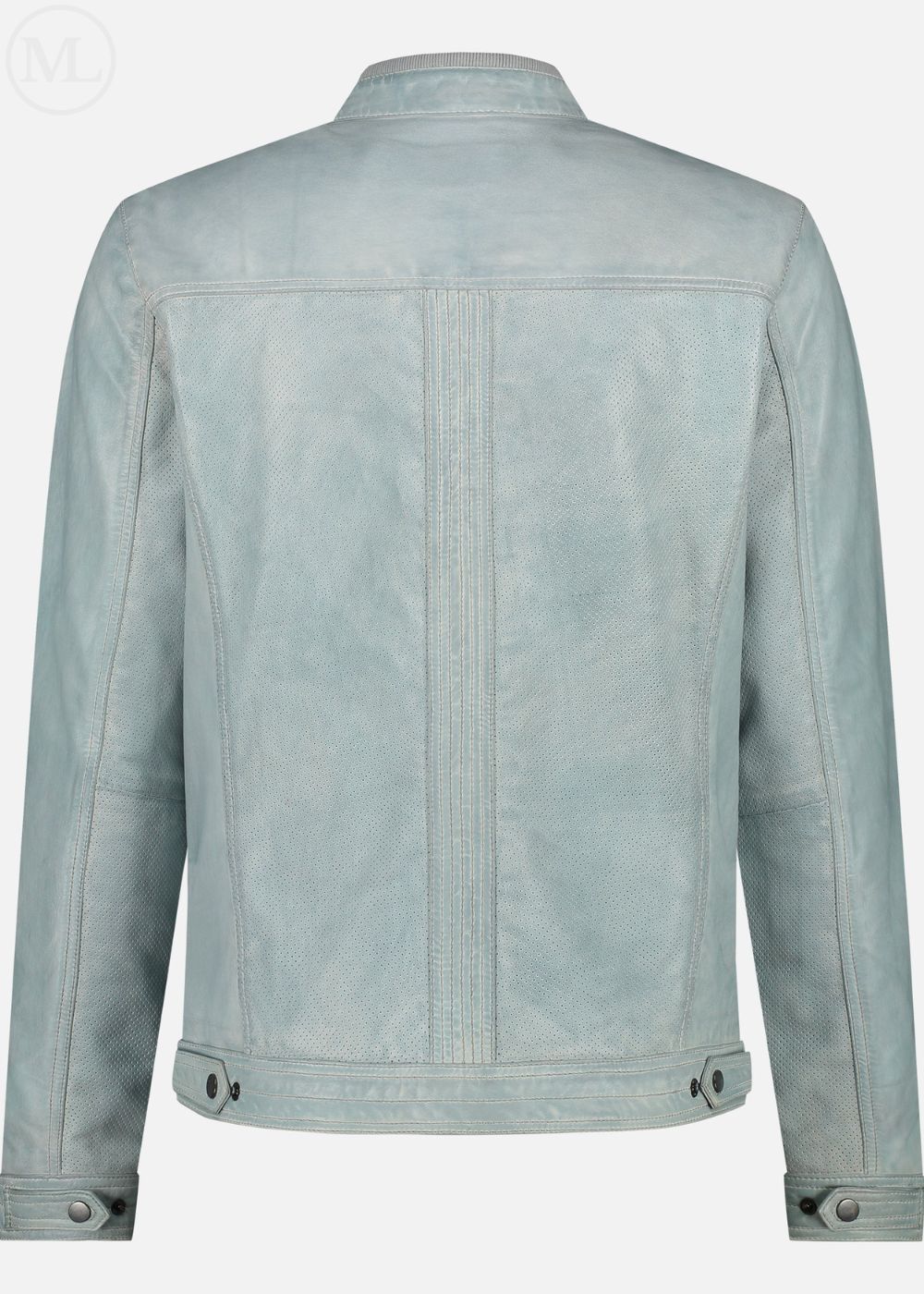 Light grey jacket on a white background