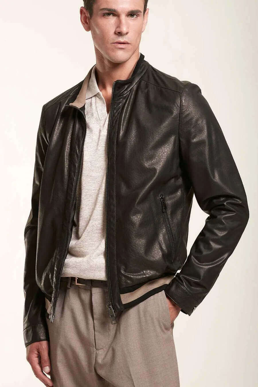 Men's leather jackets collection — Manzo Leathers