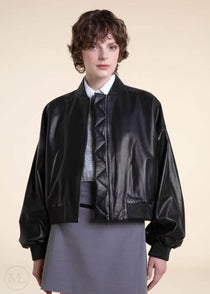 Women's Leather Bomber Jackets